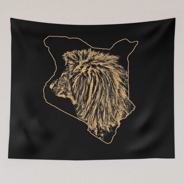 Artikelvorschau, Kenia - Löwe - Raubkatze auf Safari in Kenia / Afrika entworfen und verkauft von TShirtsundMehr.
