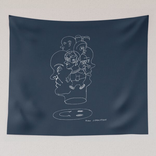 Item preview, Daniel Johnston drawing 2  WHITE PRINT designed and sold by TuyetTrang.