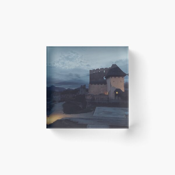 Item preview, Old european castle at night  designed and sold by SveaJeanDesigns.