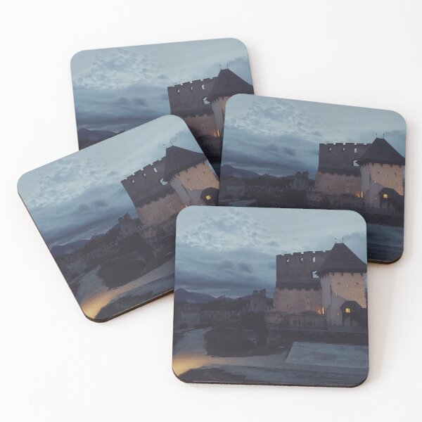 Item preview, Old european castle at night  designed and sold by SveaJeanDesigns.
