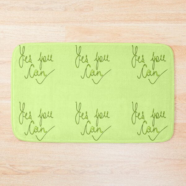 Item preview, Motivational Quotes Yellow - Yes You Can  designed and sold by Shalini Bisht.