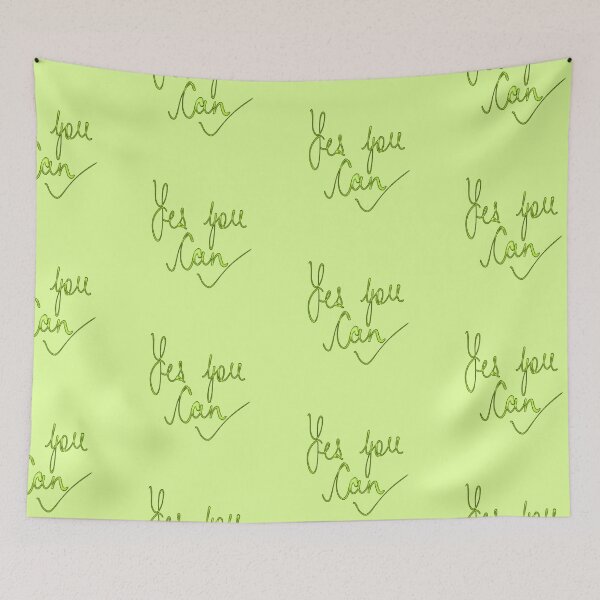 Item preview, Motivational Quotes Yellow - Yes You Can  designed and sold by Shalini Bisht.