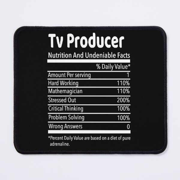 Item preview, Tv Producer Nutritional Facts Funny designed and sold by MARKMIK.