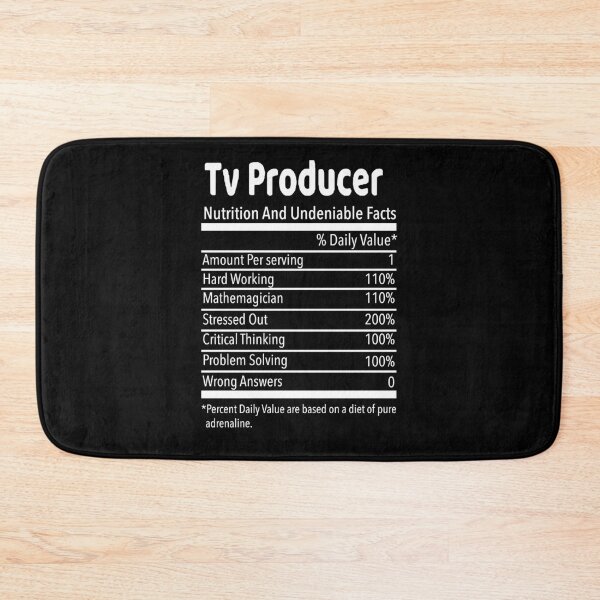 Item preview, Tv Producer Nutritional Facts Funny designed and sold by MARKMIK.