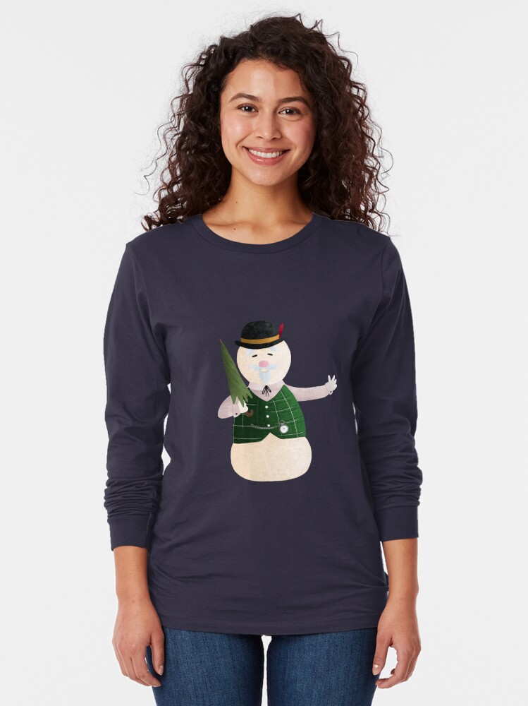 the snowman shirt