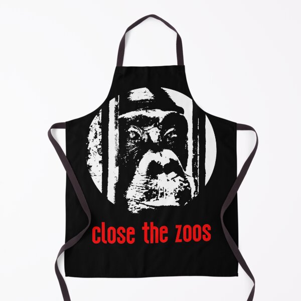 Item preview, Close The Zoos Ape Stencil designed and sold by RevolutionInPaint.