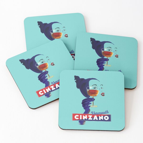Item preview, Cinzano Woman 1955 Vintage Poster Design designed and sold by fmDisegno.