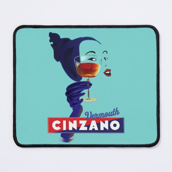 Item preview, Cinzano Woman 1955 Vintage Poster Design designed and sold by fmDisegno.