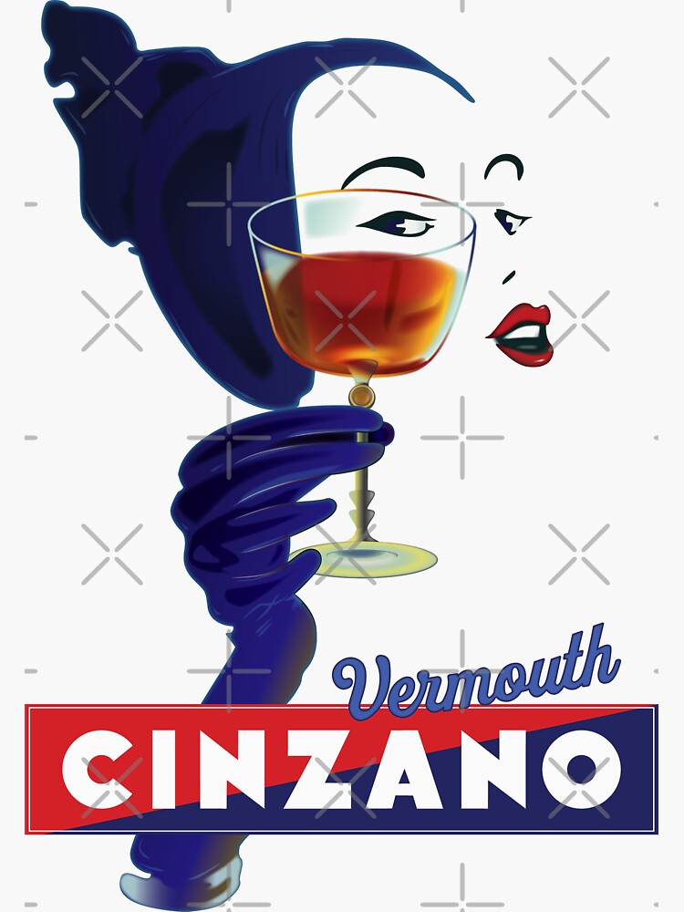 Cinzano 2024 Vermouth Drink Poster by Jean Pierre Otth 1955 Edited.