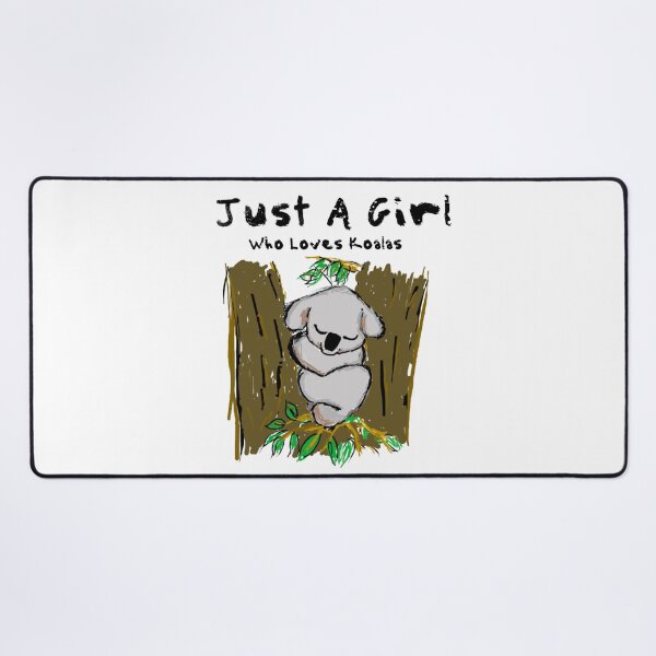 Item preview, Just A Girl Who Loves Koalas designed and sold by PiDesignn.