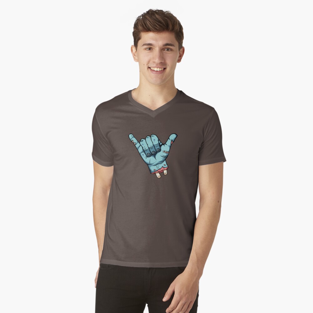 Aperçu de l'œuvre T-shirt col V créée et vendue par jaredfin.