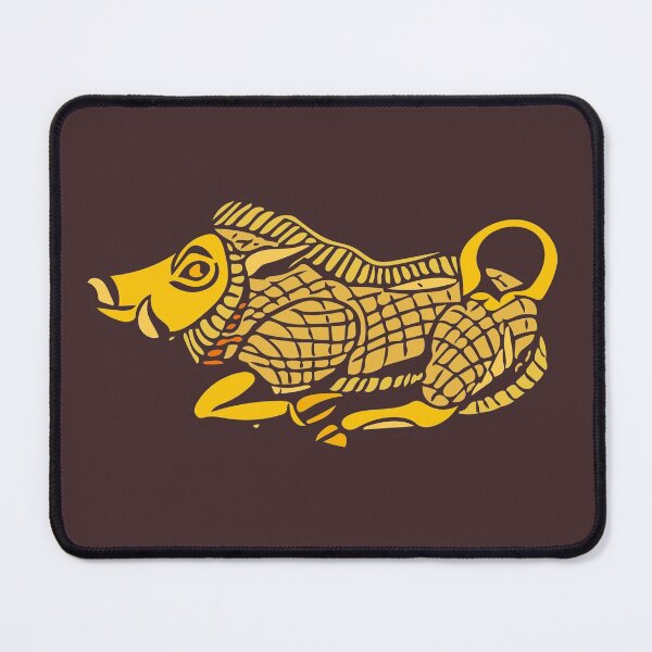 Item preview, Scythian wild boar at a gallop - timeless abstraction designed and sold by LeahHa.