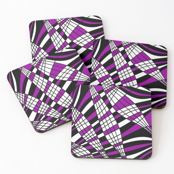 Item preview, Abstract pattern - purple and black. designed and sold by K.S ART.