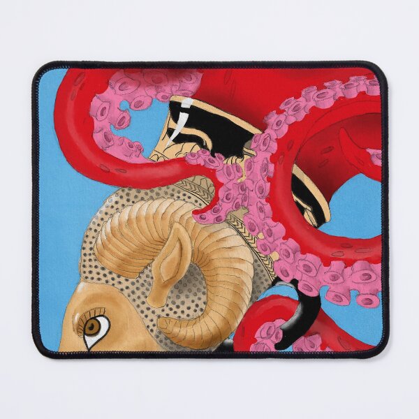 Item preview, Octopus with Greek pottery designed and sold by LeahHa.