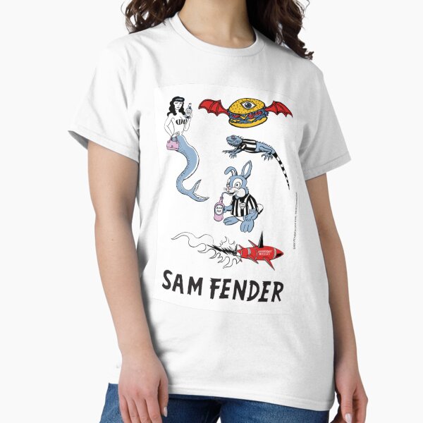 Vista previa del artículo con la obra «Sam Fender», diseñado y vendido por ShirtStoreUS98.