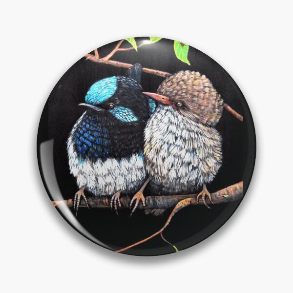 Item preview, Fairy Wren Couple designed and sold by Linda Callaghan.