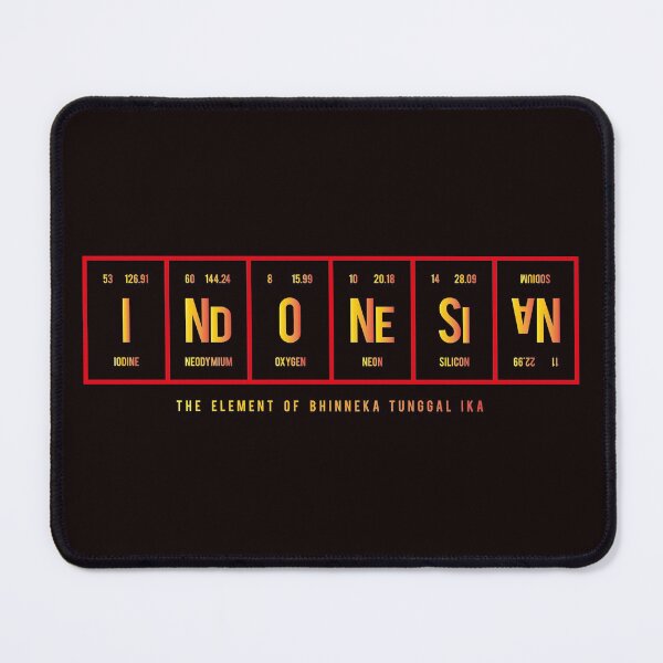 Item preview, Indonesian - Periodic Table of Elements designed and sold by Distrowlinc.