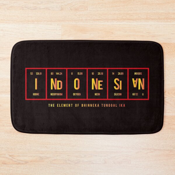 Item preview, Indonesian - Periodic Table of Elements designed and sold by Distrowlinc.