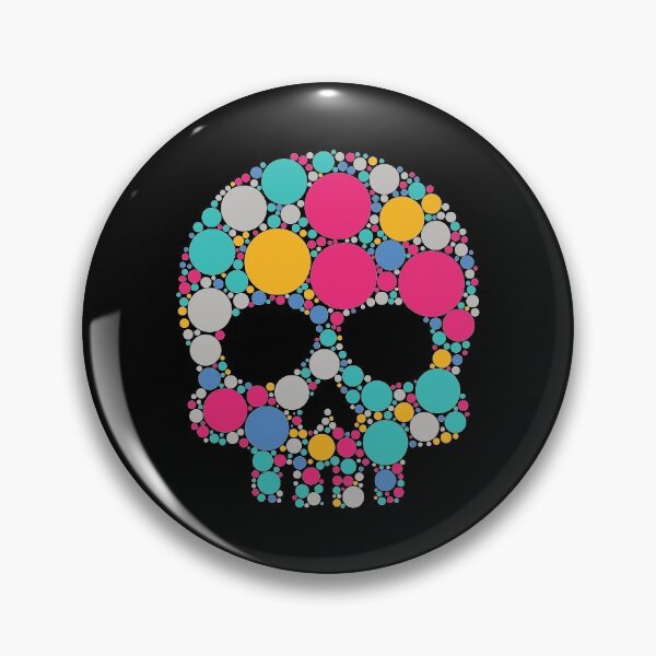 Item preview, International Dot Day | 80's Polka Dot Retro Skull designed and sold by GravitiTees.