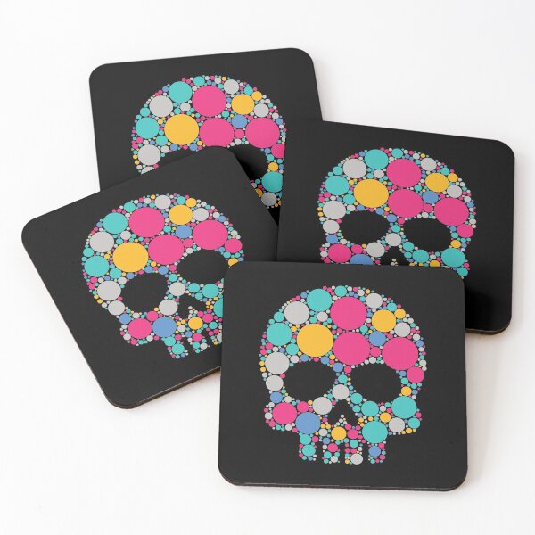 Item preview, International Dot Day | 80's Polka Dot Retro Skull designed and sold by GravitiTees.