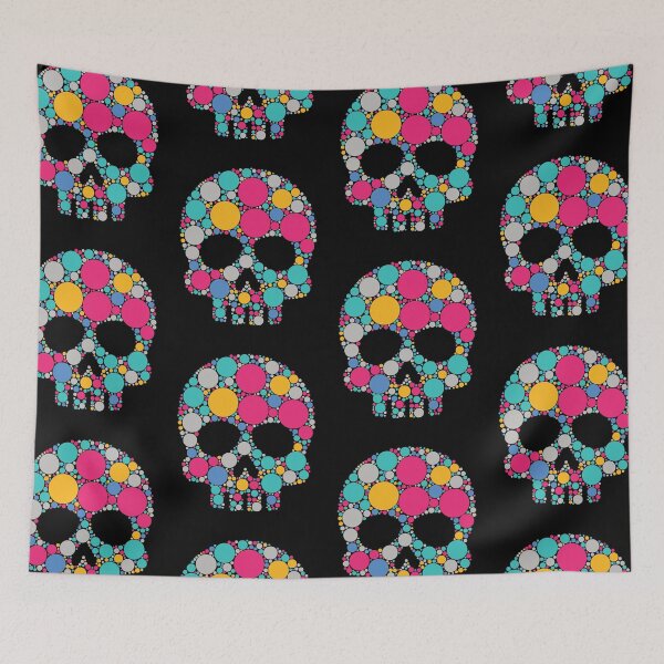 Item preview, International Dot Day | 80's Polka Dot Retro Skull designed and sold by GravitiTees.