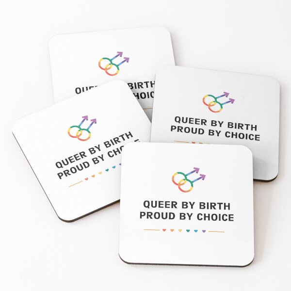 Item preview, QUEER BY BIRTH, PROUD BY CHOICE designed and sold by Queerasian.
