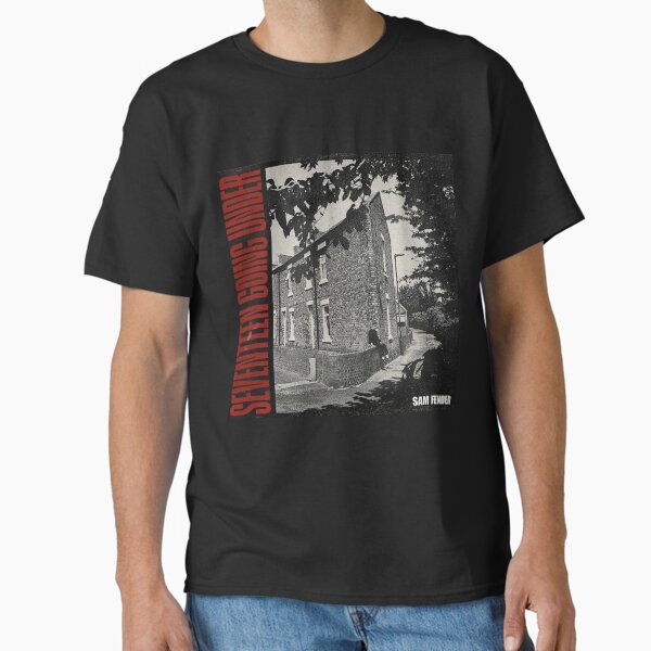 Vista previa del artículo con la obra «Sam Fender - Seventeen Going Under», diseñado y vendido por ShirtStoreUS98.