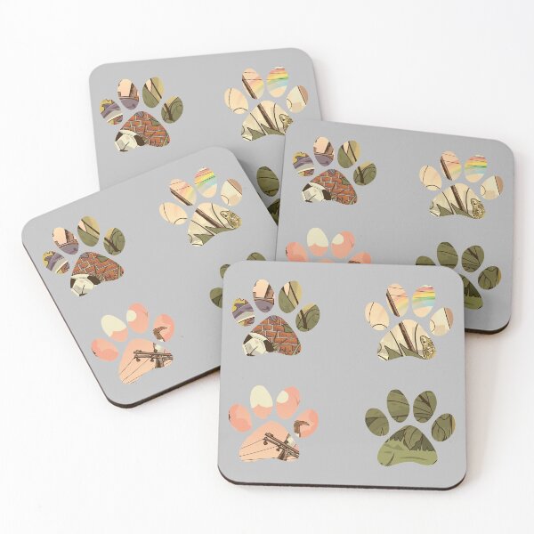 Item preview, Dog Paw Print Colourful sticker pack essential designed and sold by Bubsart78.
