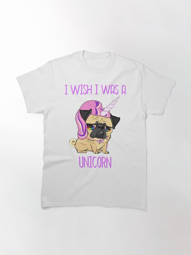 Alternate view of I WISH I WAS A UNICORN Classic T-Shirt