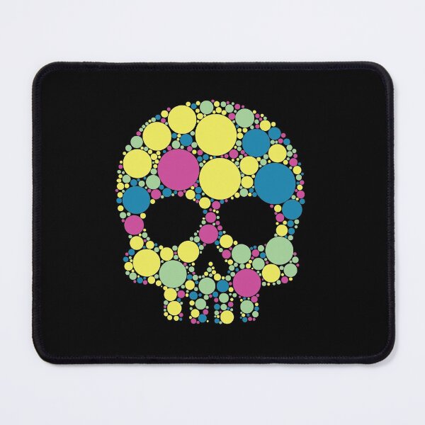 Item preview, International Dot Day | 80's Retro Polka Dot Skull designed and sold by GravitiTees.