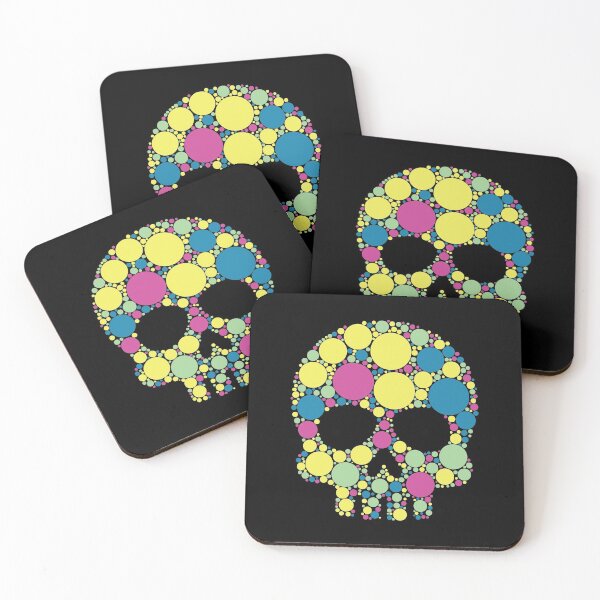 Item preview, International Dot Day | 80's Retro Polka Dot Skull designed and sold by GravitiTees.