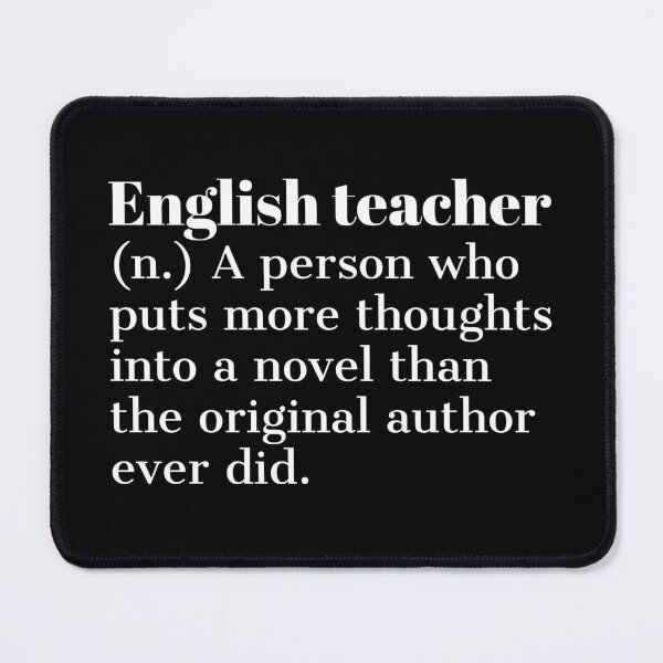 Item preview, English teacher, Funny english teacher definition  designed and sold by Theleochick.