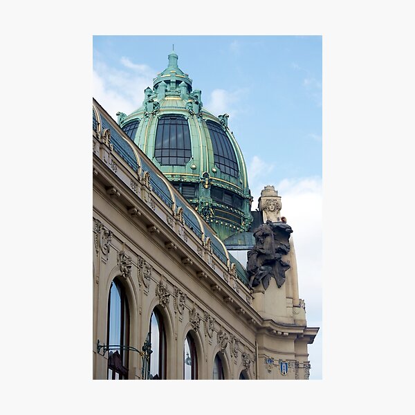 Ornate dome in Prague Photographic Print