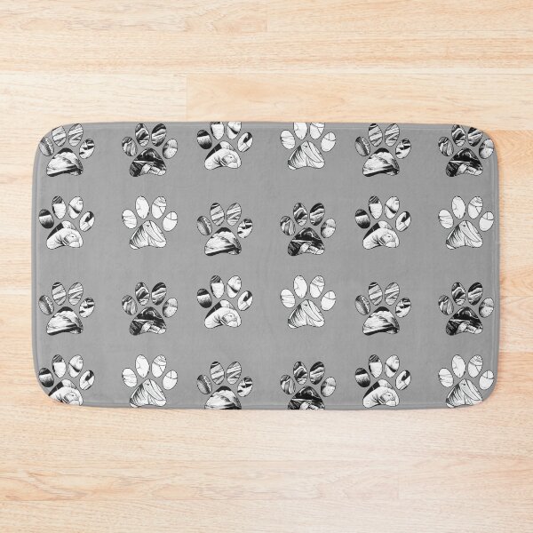 Item preview, Dog Paw Print Black and white ink sticker pack essential designed and sold by Bubsart78.
