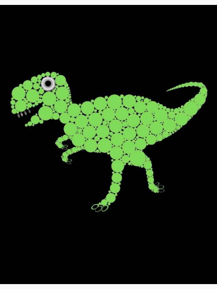 &ldquo;dinosaurs Dot Painting&rdquo; Poster for Sale by circledrawing | Redbubble