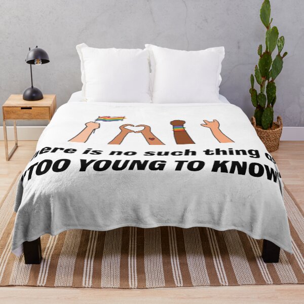 Item preview, NEVER TOO YOUNG TO KNOW designed and sold by Queerasian.
