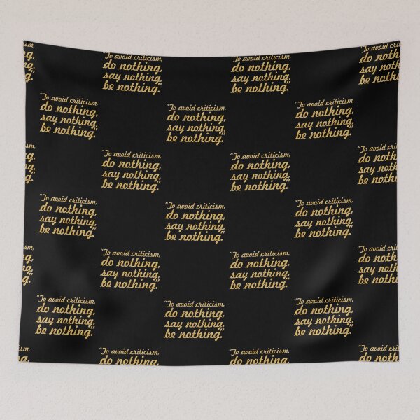 Item preview, To avoid criticism... “Elbert Hubbard ” Inspirational Quote designed and sold by Powerofwordss.