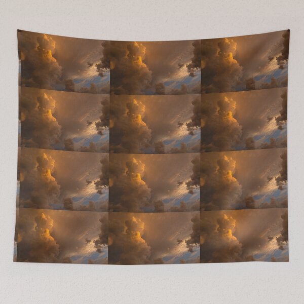 Item preview, Storm Clouds Sunset - Dramatic Oranges designed and sold by Georgia Mizuleva.