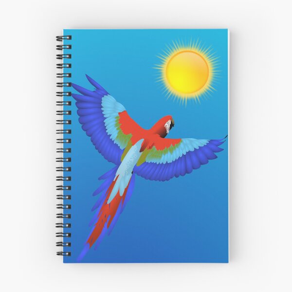 Item preview, Parrot Flying In Blue Sky Towards The Sun designed and sold by thecooltable.