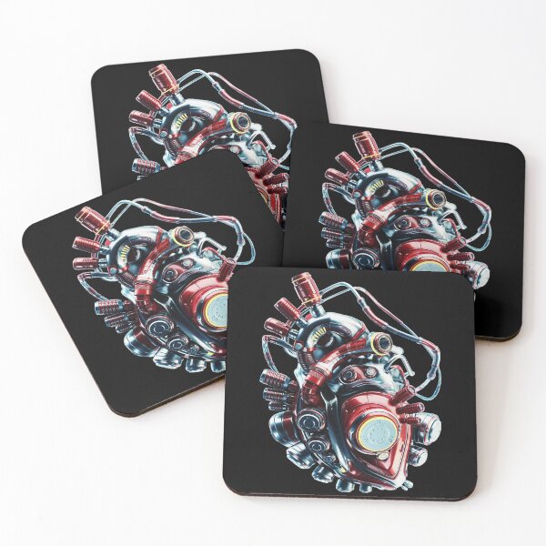 Item preview, Iron Machine Heart designed and sold by QuanArtinVN.