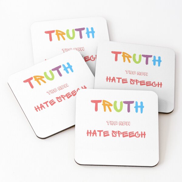 Item preview, Truth The New Hate Speech designed and sold by MYNTLYF.