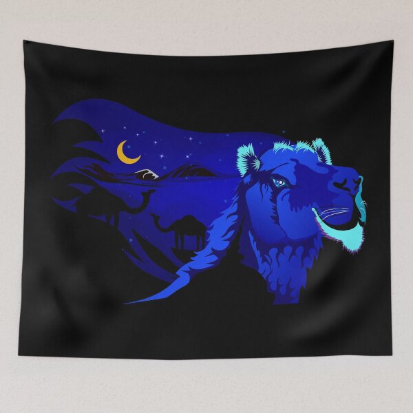 Item preview, Camels and Sand Dunes Illustration - Arabian Nights Limited Series created by Craitza designed and sold by House of Sadu by Craitza.