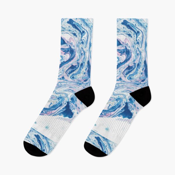 Item preview, Blue and Pink Marble Print designed and sold by FloralxFading.