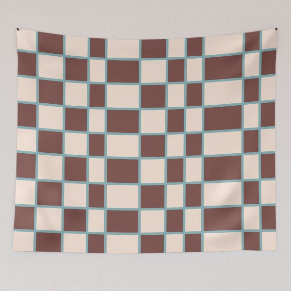 Item preview, Chocolate Brown and Cream, 90’s, Checkboard  designed and sold by OneThreeSix.