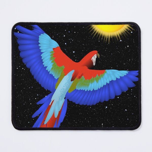 Item preview, Parrot Flying In Space Towards The Sun designed and sold by thecooltable.