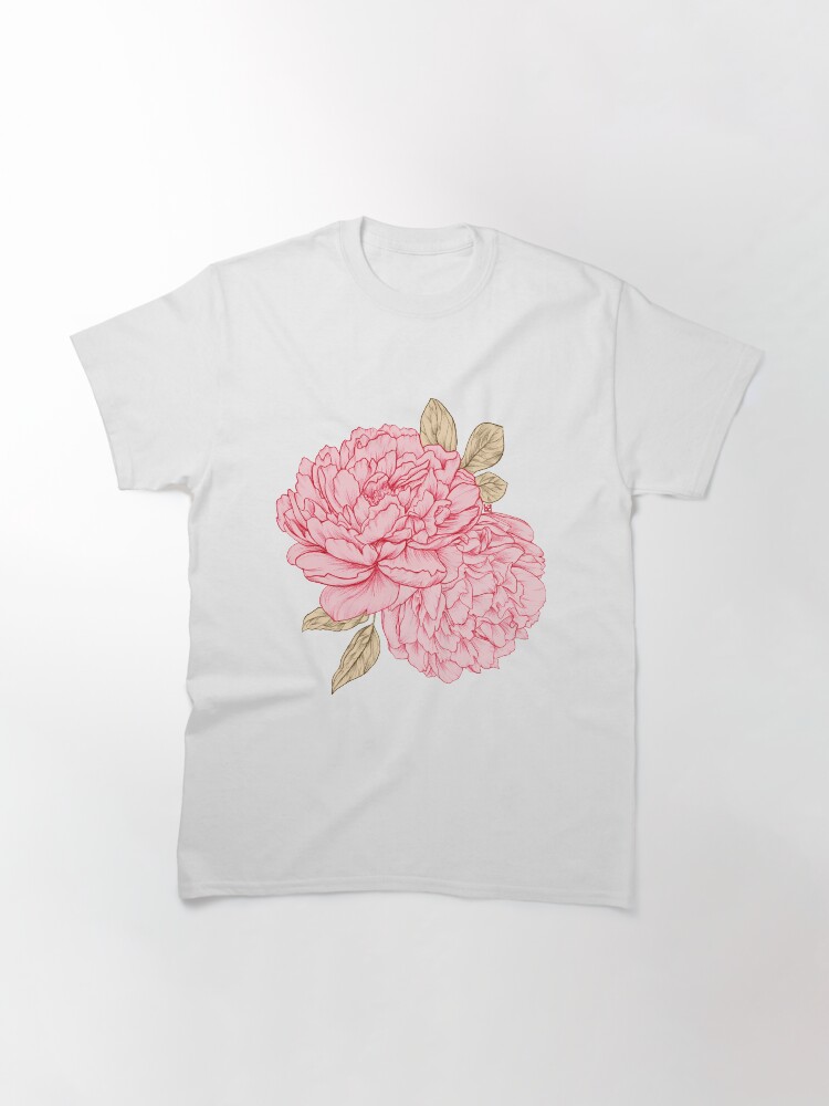 Alternate view of Pink Peonies Classic T-Shirt
