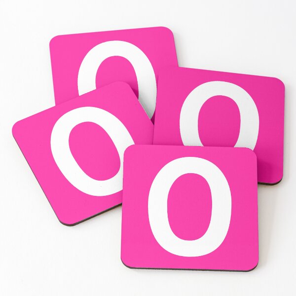 Item preview, Pink Number 0 Zero Funny Birthday Gift designed and sold by Shariss.