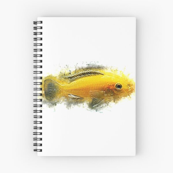 Aperçu de l'œuvre Labidochromis jaune - Labidochromis caeruleus créée et vendue par AquariumLutter.