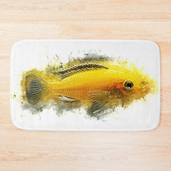 Aperçu de l'œuvre Labidochromis jaune - Labidochromis caeruleus créée et vendue par AquariumLutter.