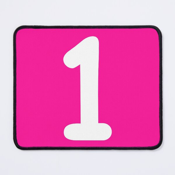 Item preview, Pink Number 1 One Funny Birthday Gift designed and sold by Shariss.